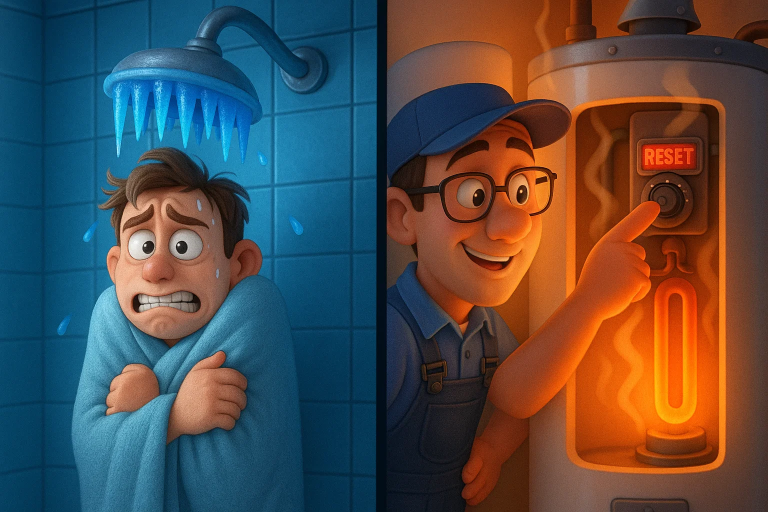 Resistencia de termo eléctrico llena de cal, causa principal de que el termo no calienta Sevilla