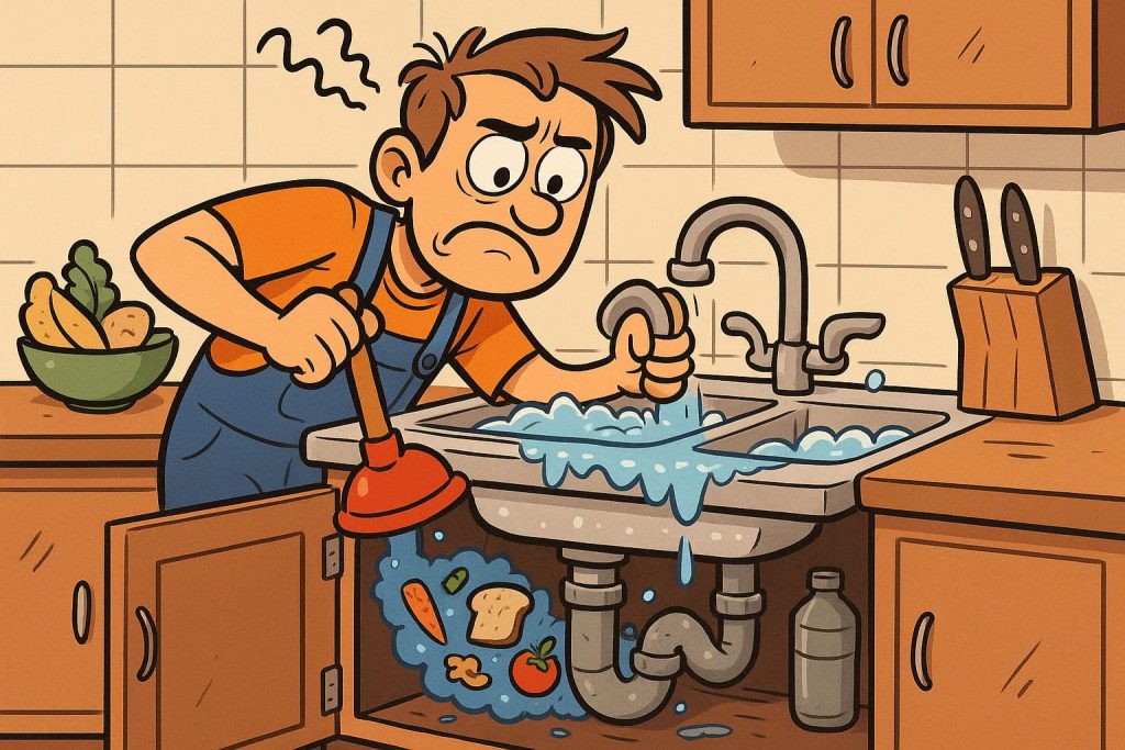 Atasco recurrente en cocina: causas, limpieza de arqueta y prevención